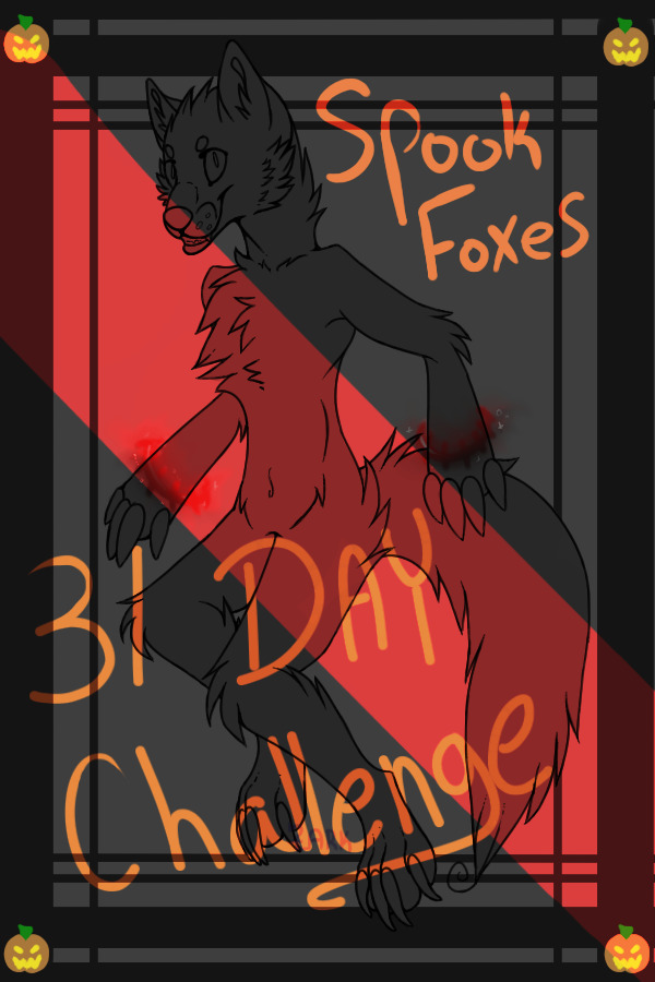Spook Foxes 31 Day Design Challenge