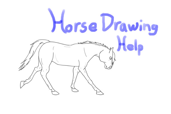 Horse Drawing Help by caf.