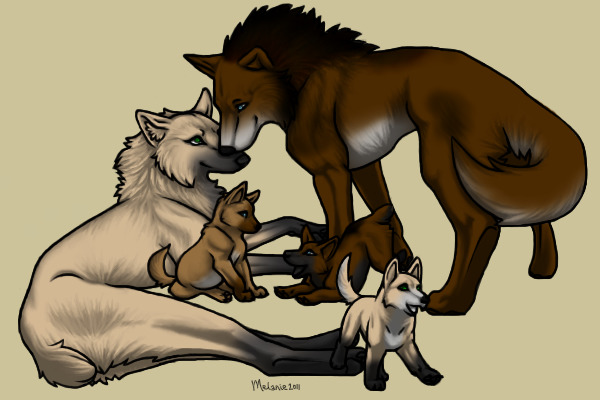 Kora and Squeaks' family