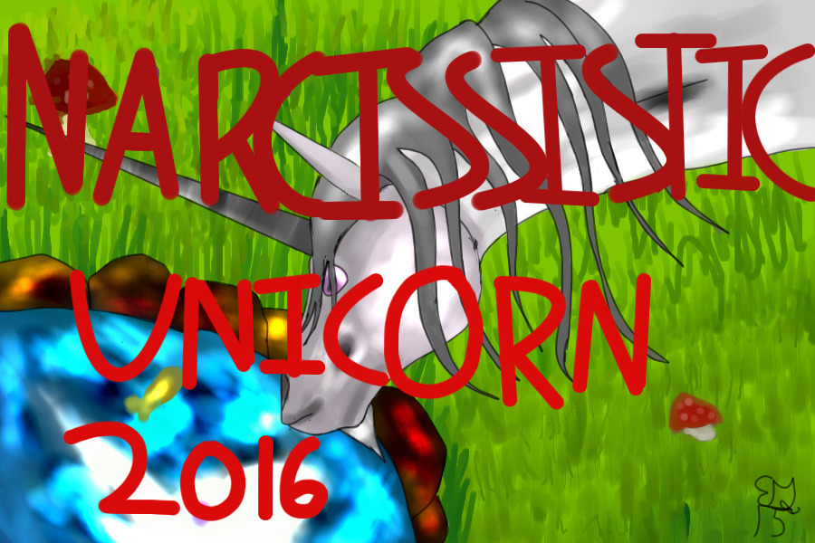 Vote for Narcissistic unicorn-2016 stamp