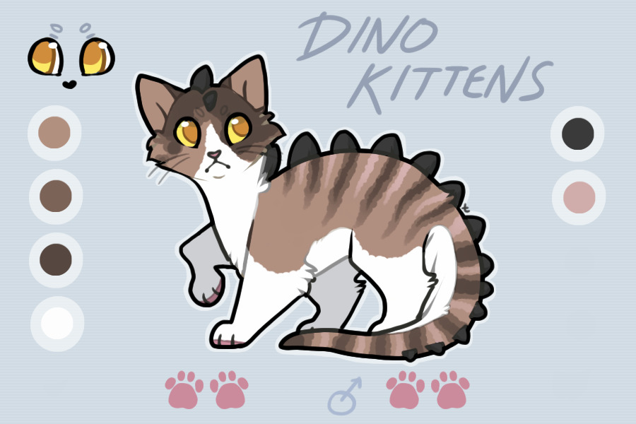 Dino Kitten .002 - Stegosaurus