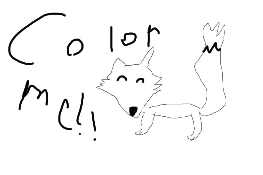 editable fox wolf hybird