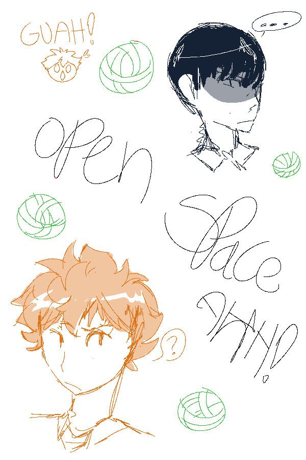 Haikyuu!! doodles