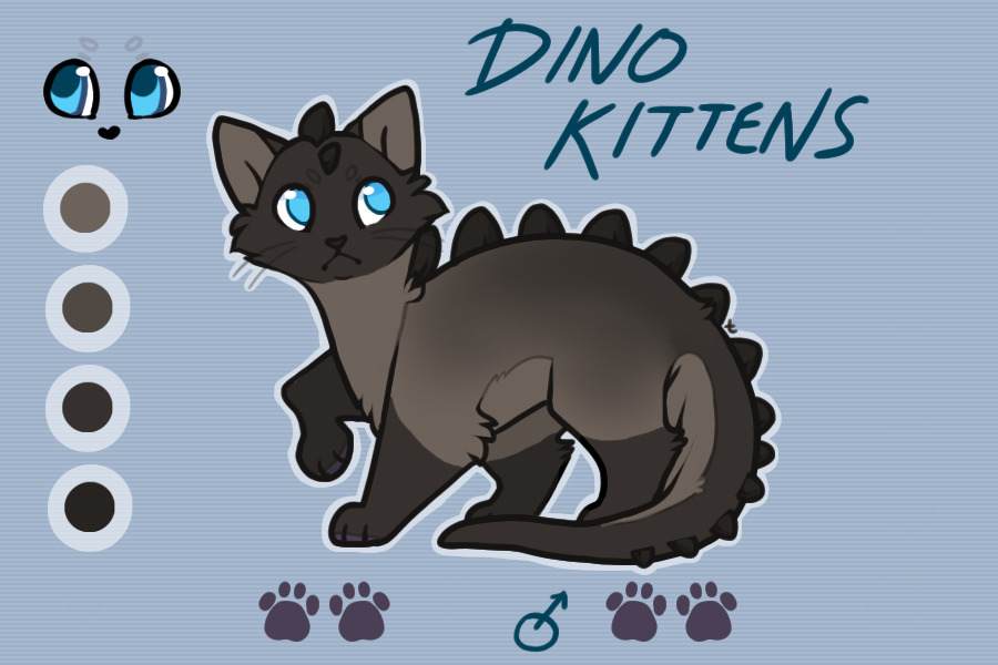 Dino Kitten .003 - Stegosaurus
