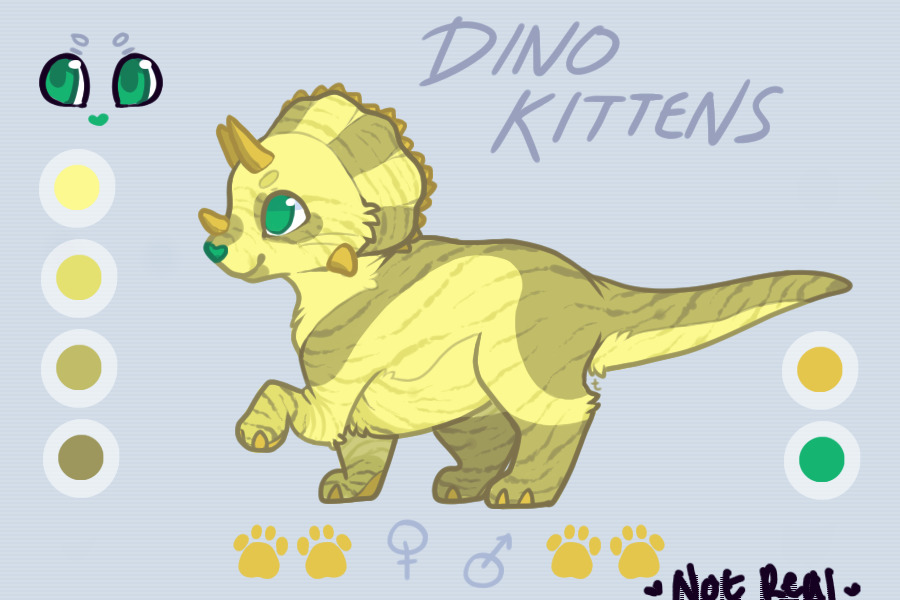My Dino Kitten Entry #4