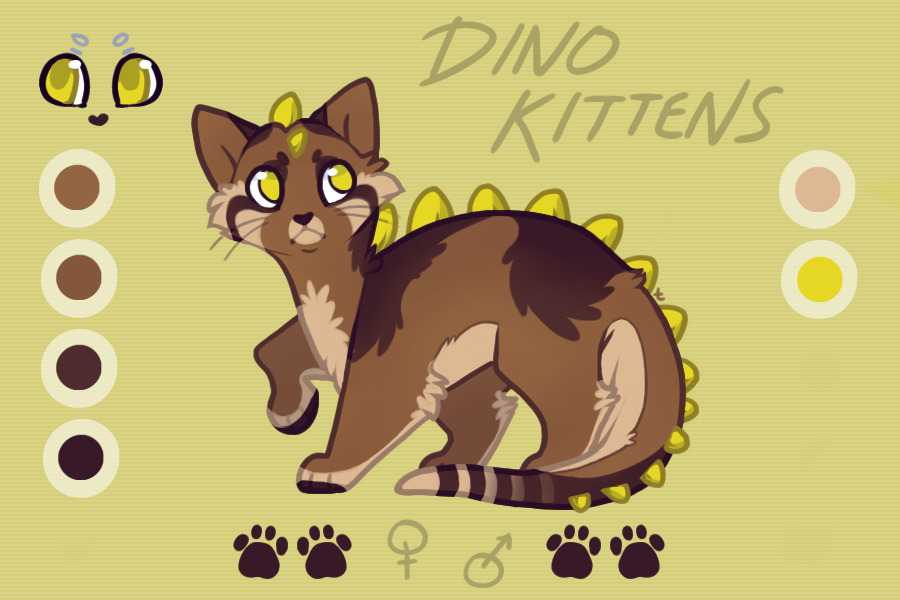 Dino Kitten .004 - Stegosaurus