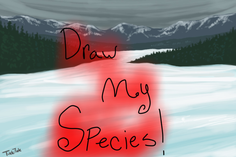 Draw My Species! {} Over