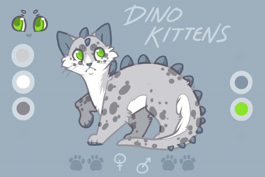 Dino Kitten .005 - Stegosaurus