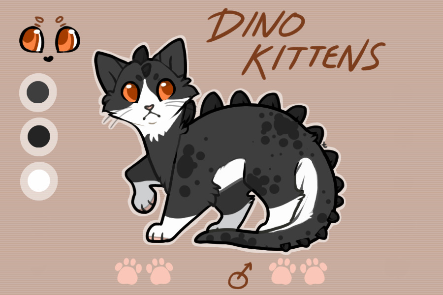Dino Kitten .006 - Stegosaurus