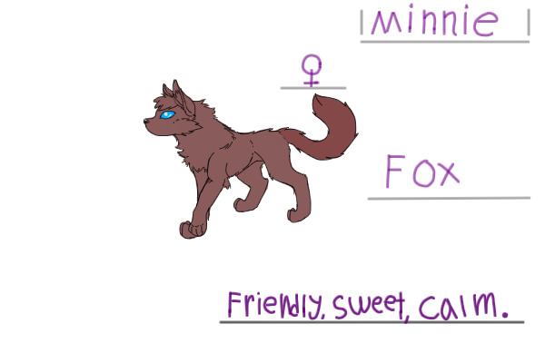 Simple fox/dog/wolf.
