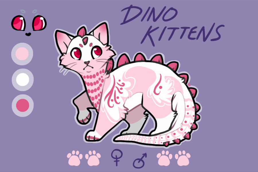Dino Kitten .007 - Stegosaurus