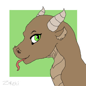 dragon pixel bust