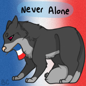 "Never alone"