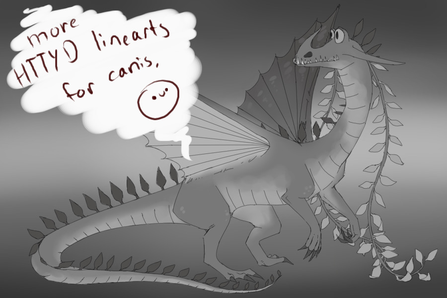 More HTTYD Linearts for canis,