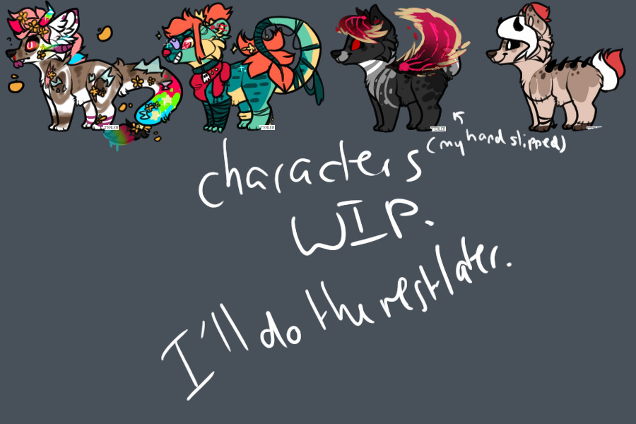 wip characters