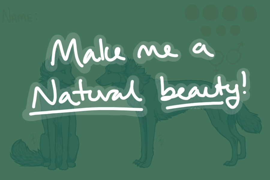 -- Make Me a Natural Beauty! -- Winners posted!