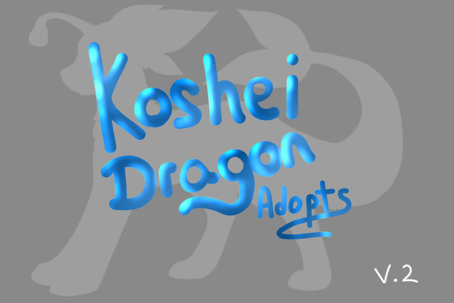 Koshei Dragon Adopts V.2 (staff applications/ artist comp!)