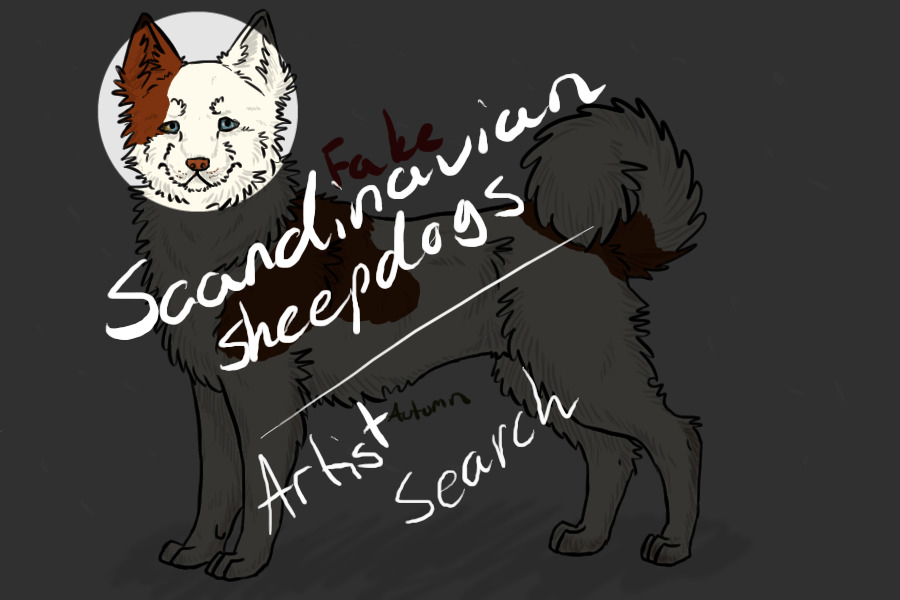 Scandinavian sheepdogs artist search!