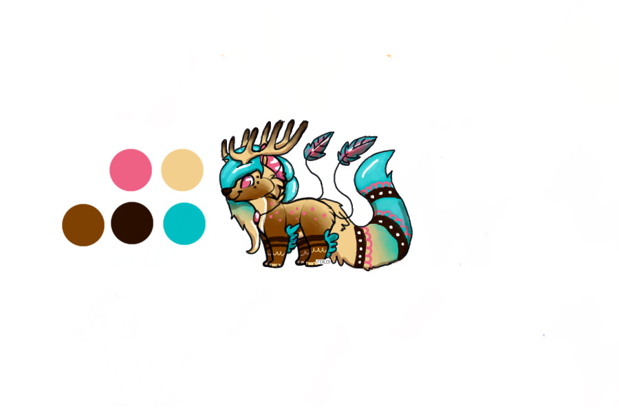 My New Fursona Character <3