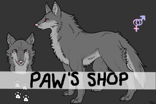 paw's custom wolf shop