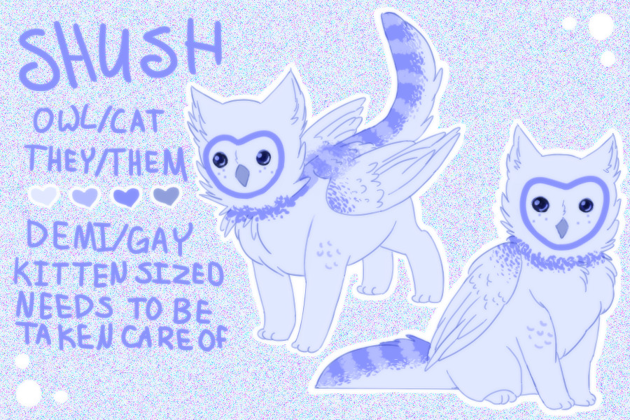 SHUSH | My Fursona Reference