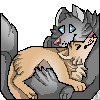 Wolf Cuddles Editable Avatar