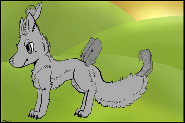 Poculum Warg Lineart Entry