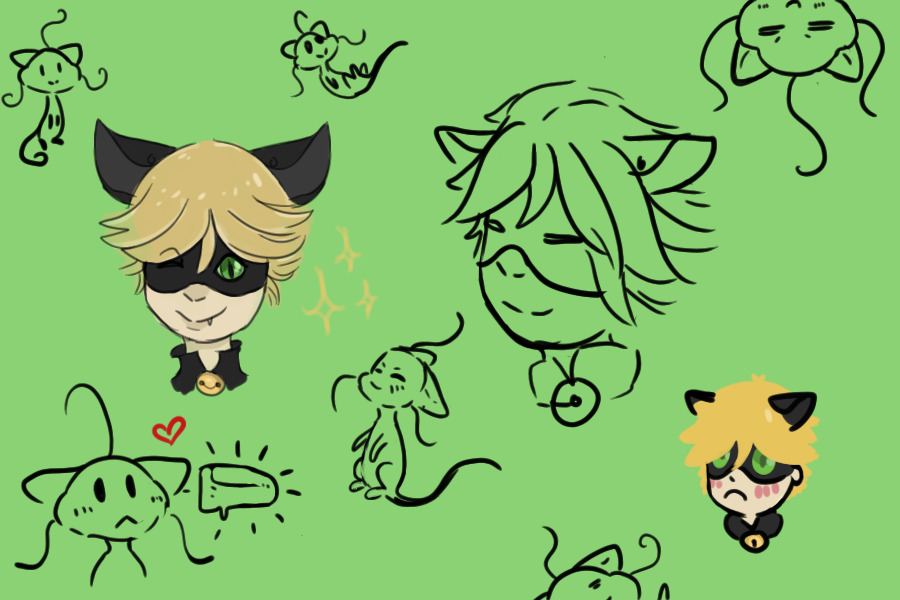 Chat Noir + Plagg =v=