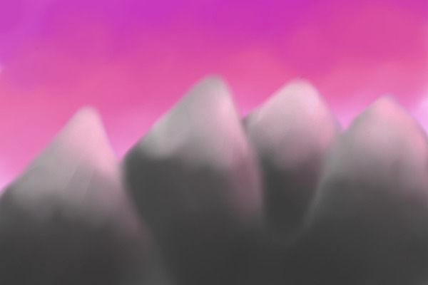Watercolour Mountains