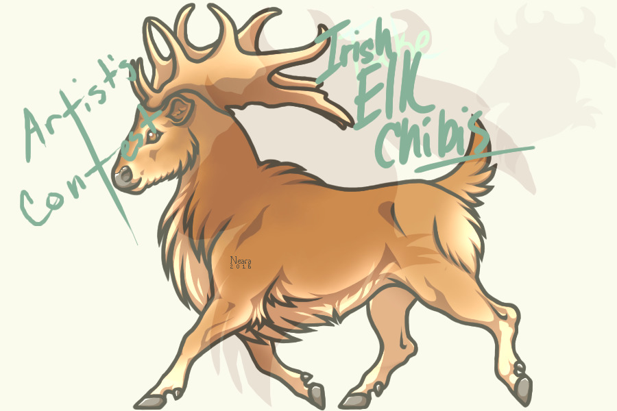 Irish Elk Chibis Artist Comp
