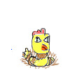 Chicken worship emblem
