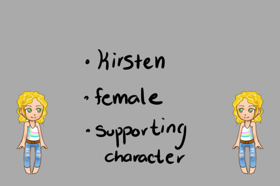 Clip's Characters || Kirsten