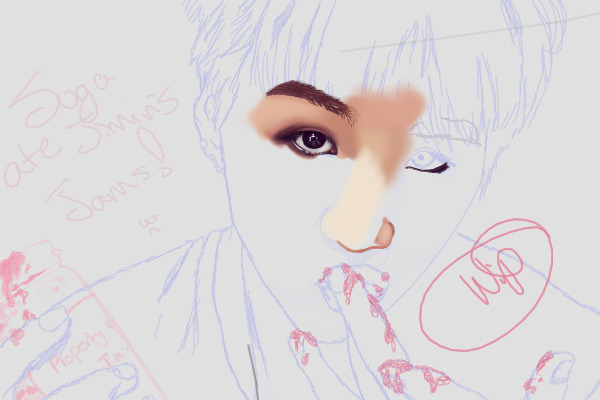 WIP- The real reason Jimin got no jams- Suga ate them all :c