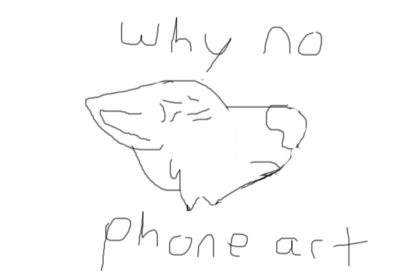 Phone art is no good