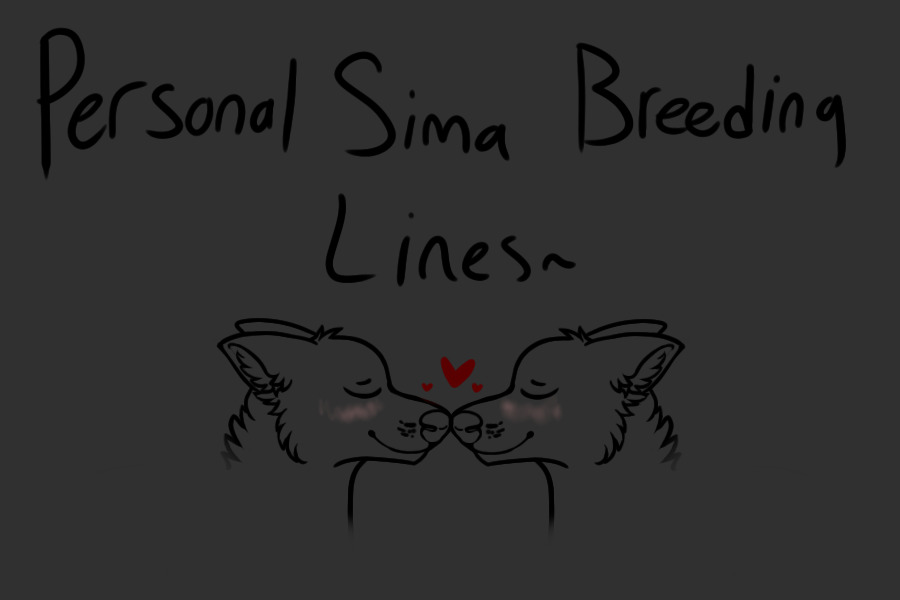 Personal Sima Breeding Lines