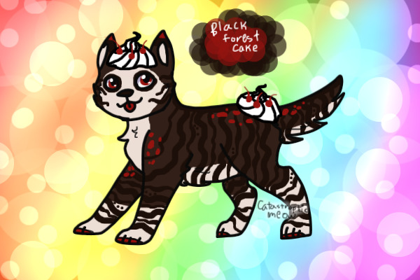 sweetie pup #3 - black forest cake