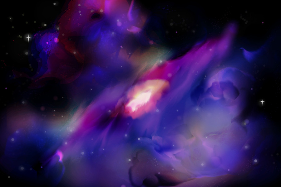 Attempt at a galaxy black hole thing