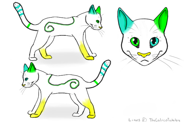 NeonSwirl Kitty