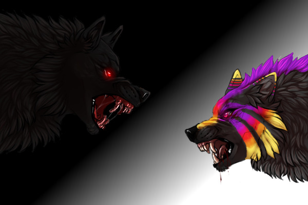 Obsidian & Neon fight.