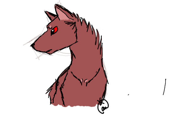 red-eyed wolf