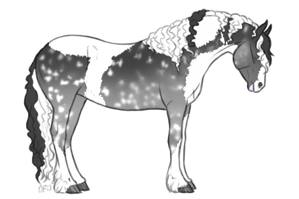 Snowflake Silver Dapple Horse