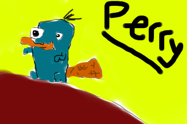 Perry the platypus! Soon to make him in Agent P. form!
