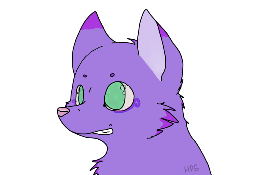 Purple wolfy