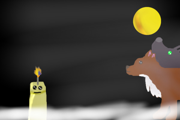 The wolf and the turkey scented candle P2