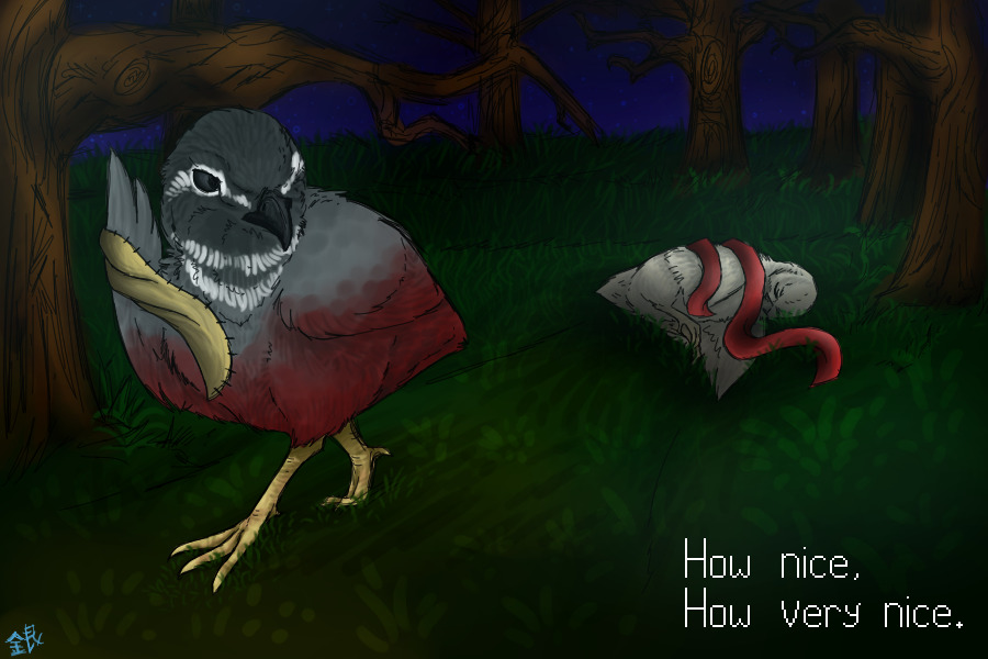 "And the quail became The King"