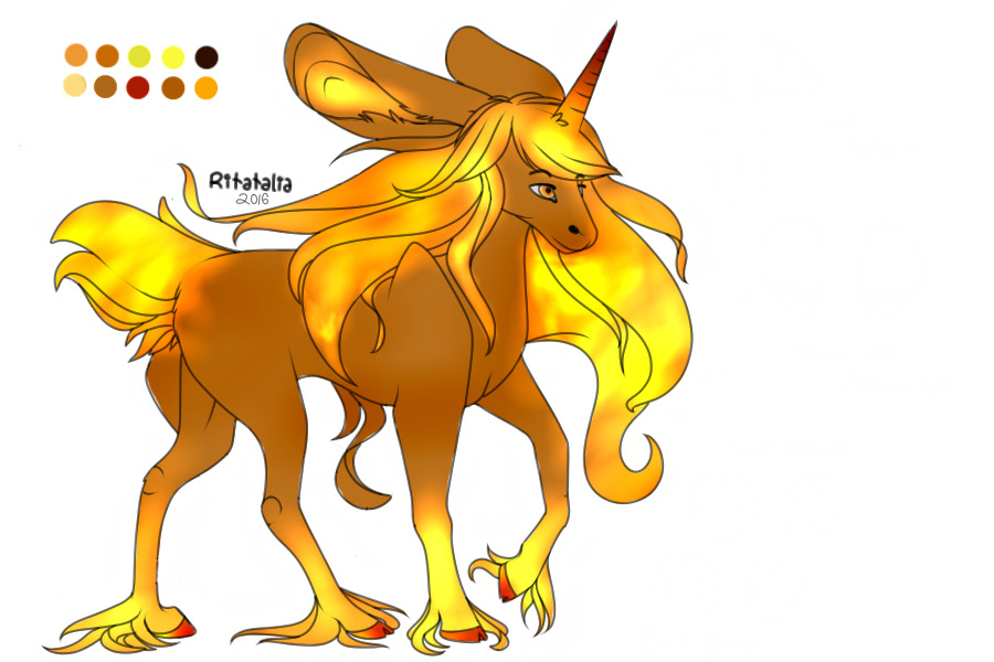 random fire horse