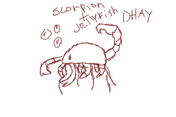 Scorpion and jellyfish DHAY