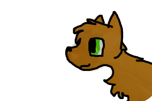 A simple Brown wolf