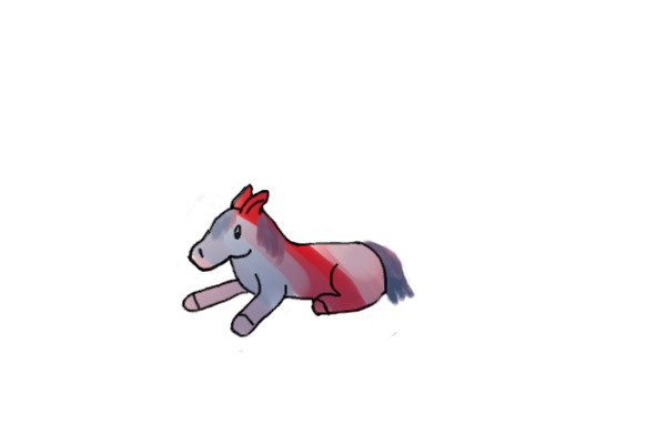 Sticker horse