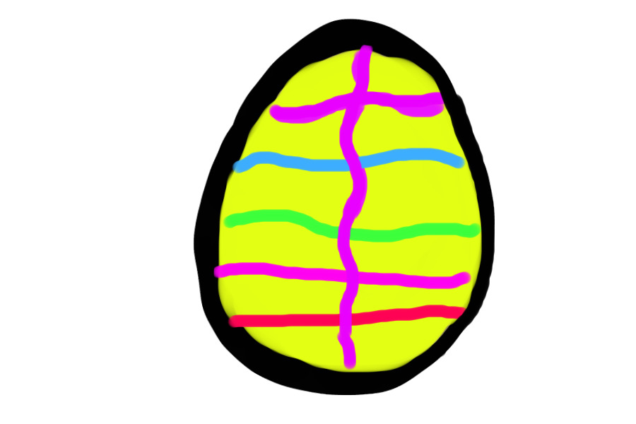 Colour me in egg